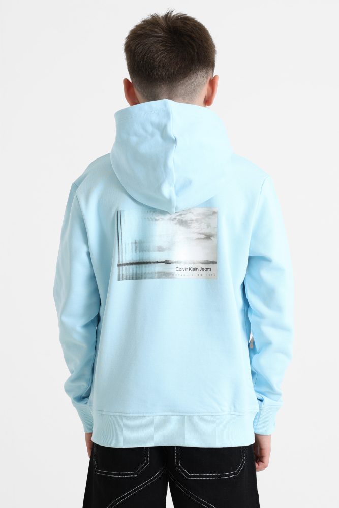 Calvin Klein Jeans Kapuzensweatshirt - Ozone Blue 16 Kids
