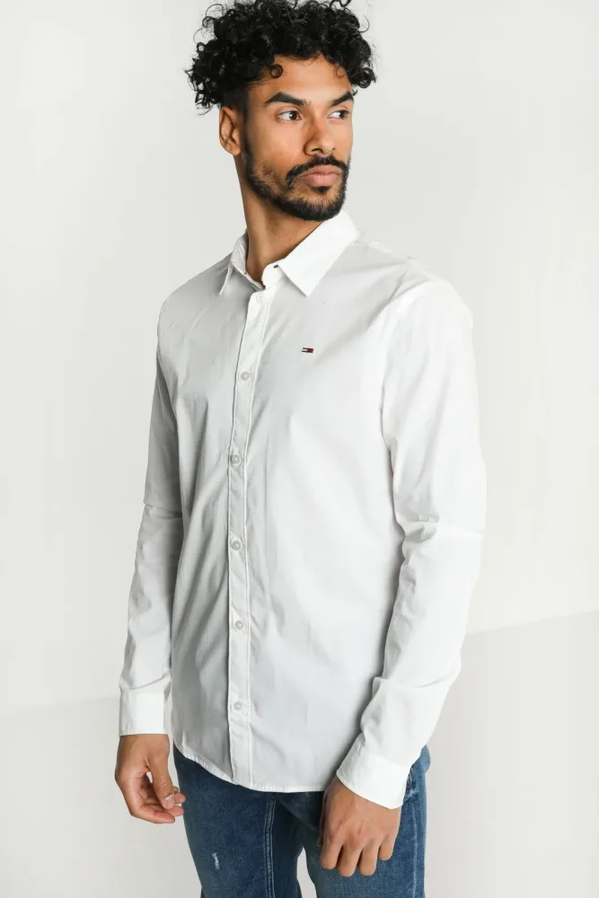 Tommy Jeans Hemd - Weiss XS Herren