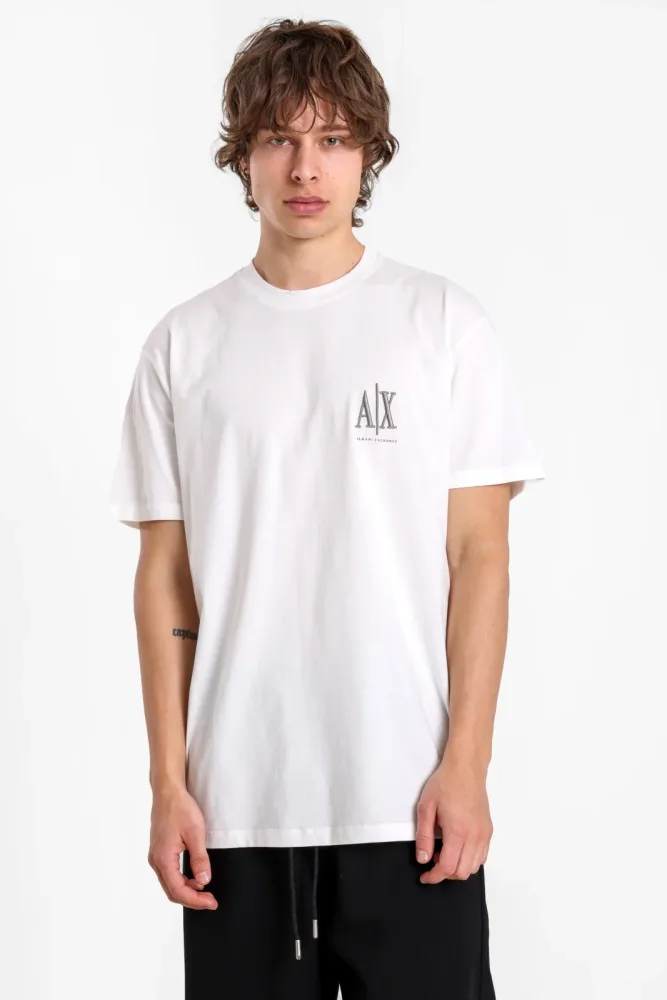 Armani Exchange T-Shirt - White L Herren
