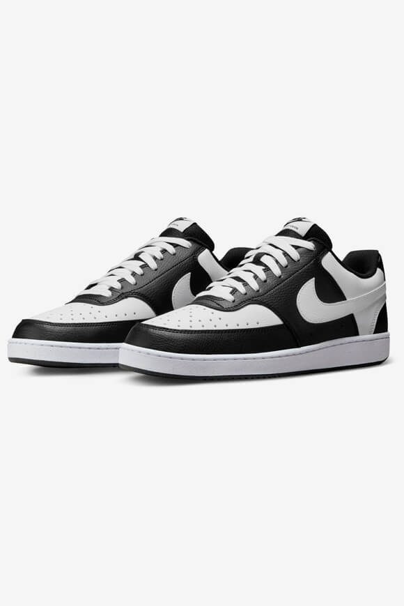 Nike Court Vision Sneaker - Black + White EU41 Herren