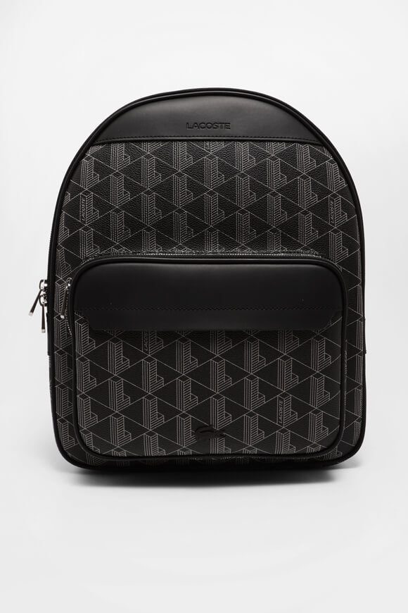 Lacoste Monogram Rucksack Rucksäcke 1 ct Schwarz Herren