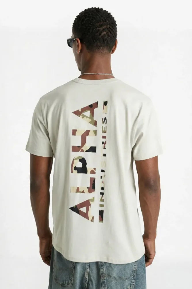 Alpha Industries T-Shirt - Stone XL Herren