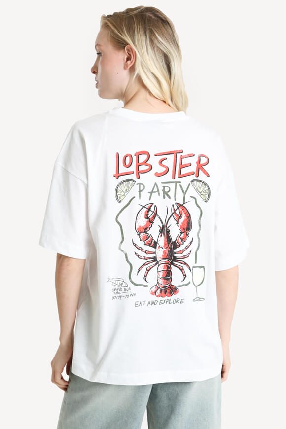 Pieces PCTOBSTER Oversize T-Shirt - Bright White XS Damen