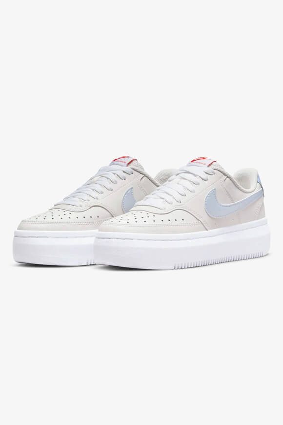 Nike Court Vision Alta Plateau Sneaker - Phantom + Football Grey EU36.5 Damen