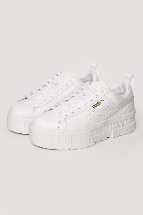 Puma Mayze Plateau Sneaker - Weiss EU37.5 Damen