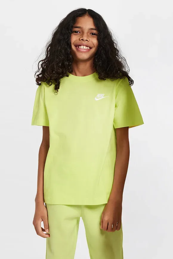 Nike T-Shirt - Light Lemon Twist L Kids