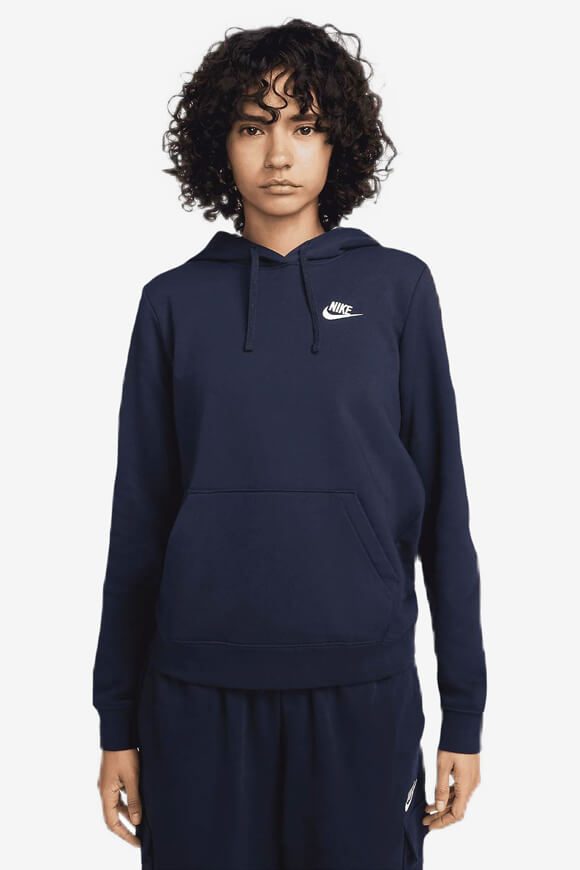 Nike Sportswear Club Fleece Kapuzensweatshirt - Obsidian M Damen