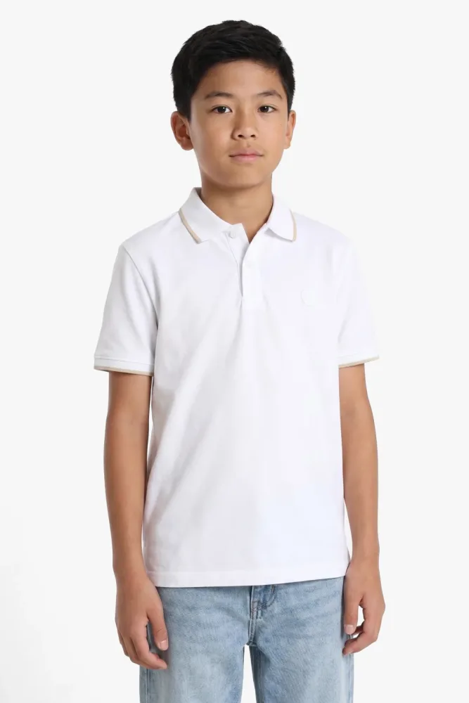 Boss Poloshirt - White 12 Kids