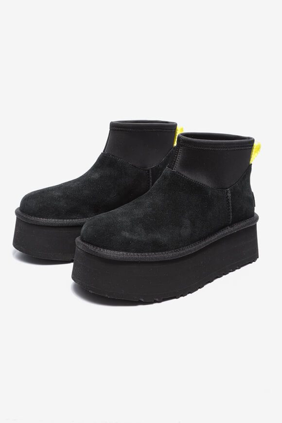 UGG Classic Mini Dipper gefütterte Plateau Stiefelette - Black EU36 Damen