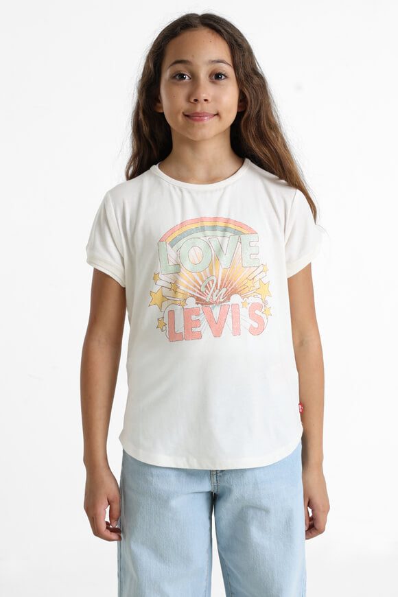 Levi's Double Cuff T-Shirt - Gardenia 12 Kids