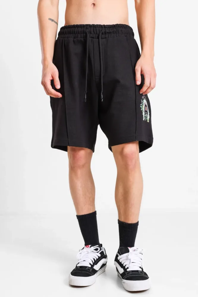 Pas dé Monacó Cascade Sweatshorts - Black L Herren