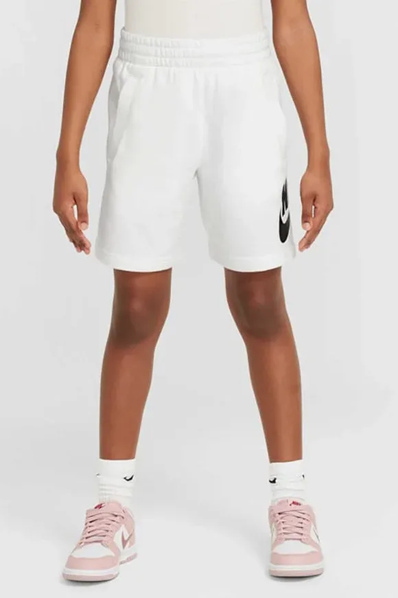 Nike Club Fleece Sweatshorts - White L Kids