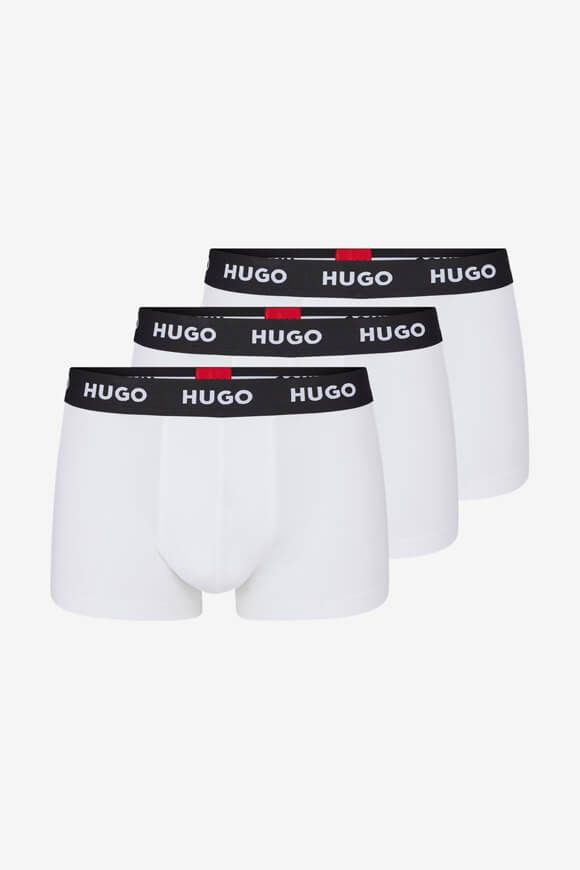 Hugo Red Dreierpack Boxershorts - White XL Herren
