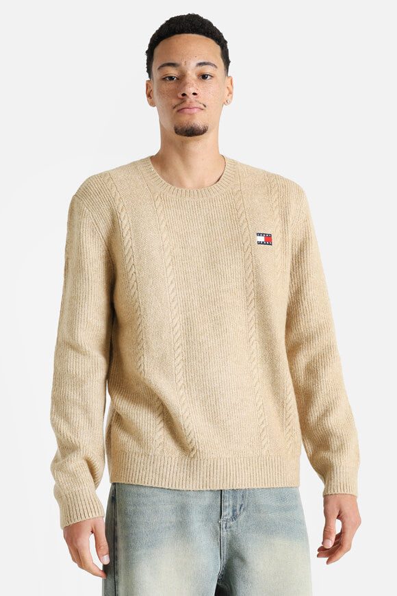 Tommy Jeans Strickpullover - Gentle Gold L Herren