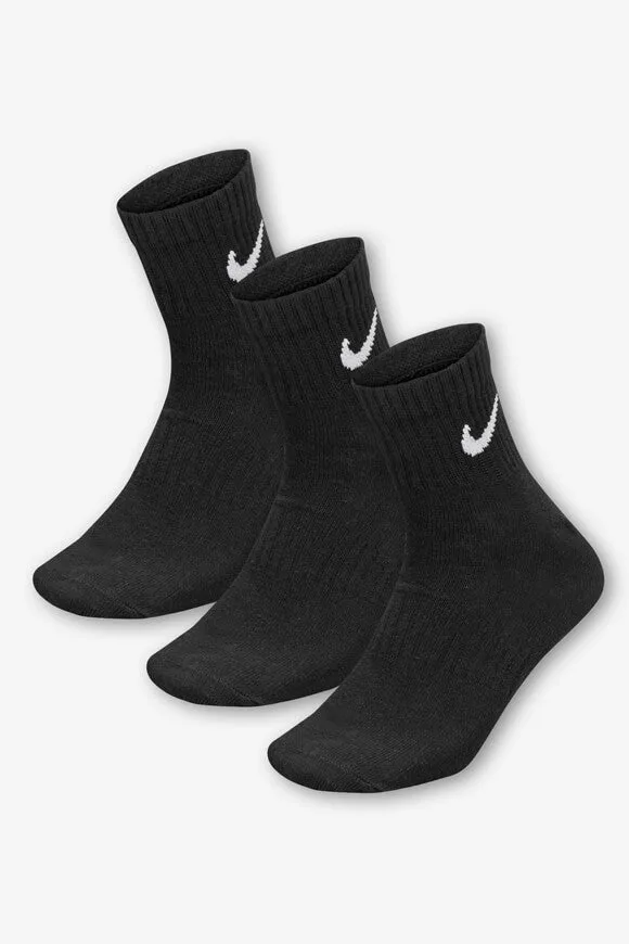 Nike Dreierpack Socken - Schwarz EU38-42