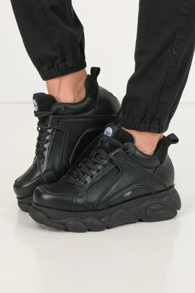 Buffalo Plateau Sneaker - Schwarz EU39 Damen