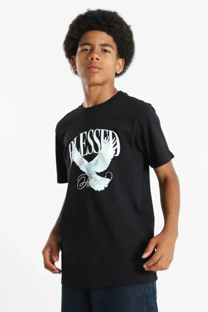 Mister Tee T-Shirt  - Black 158 Kids