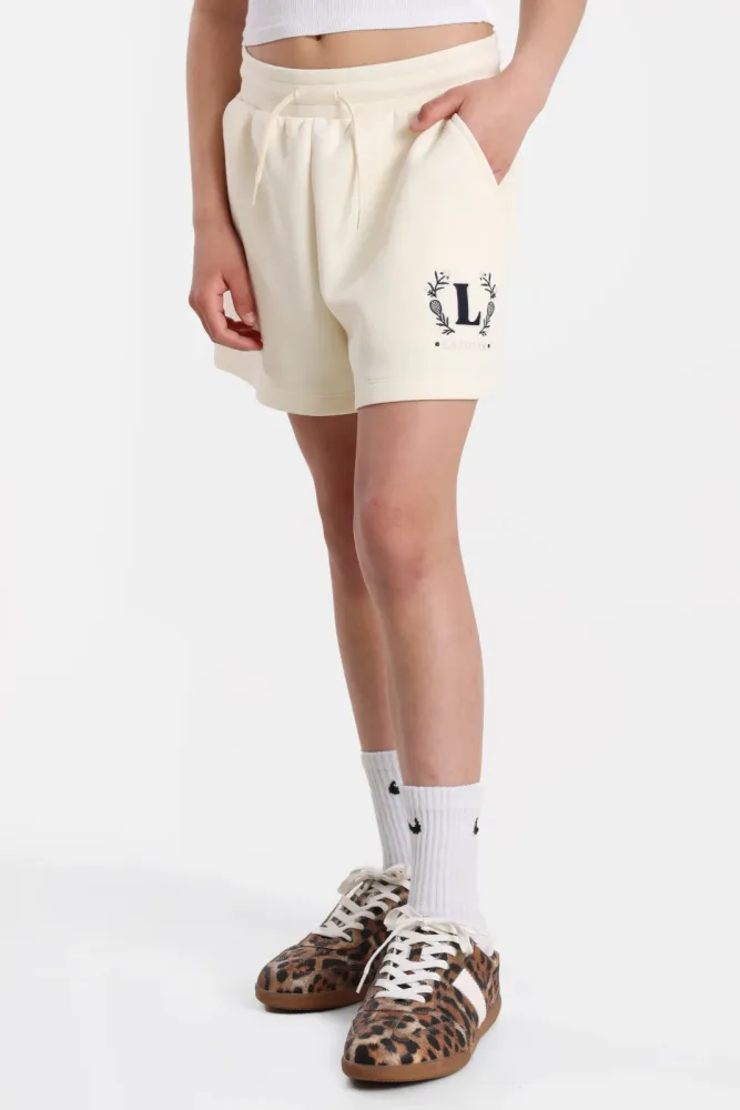 Lacoste Spacer Sweatshorts - Poudre 12 Kids