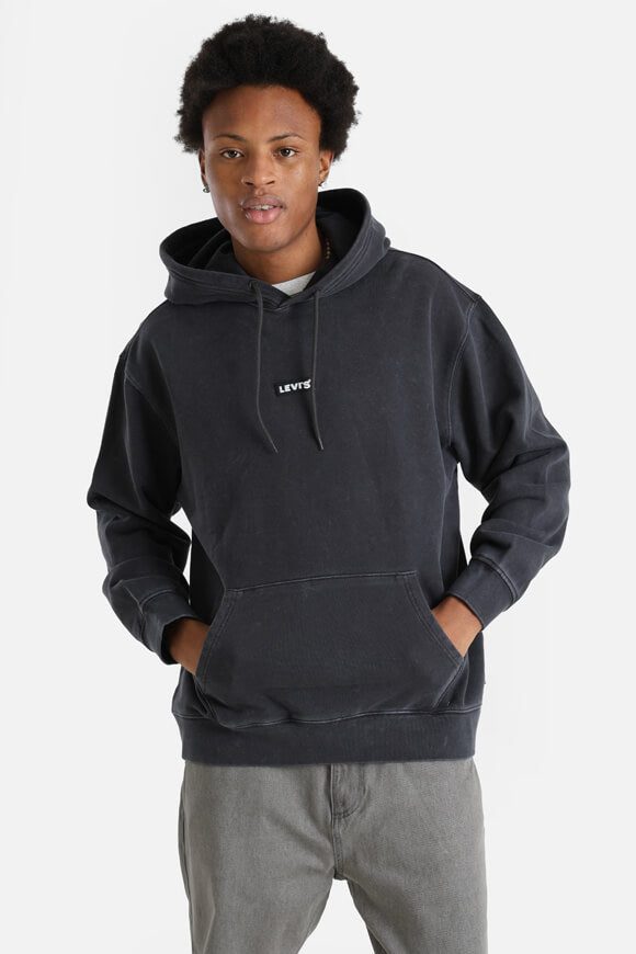 Levi's Kapuzensweatshirt - Black Mineral Wash L Herren