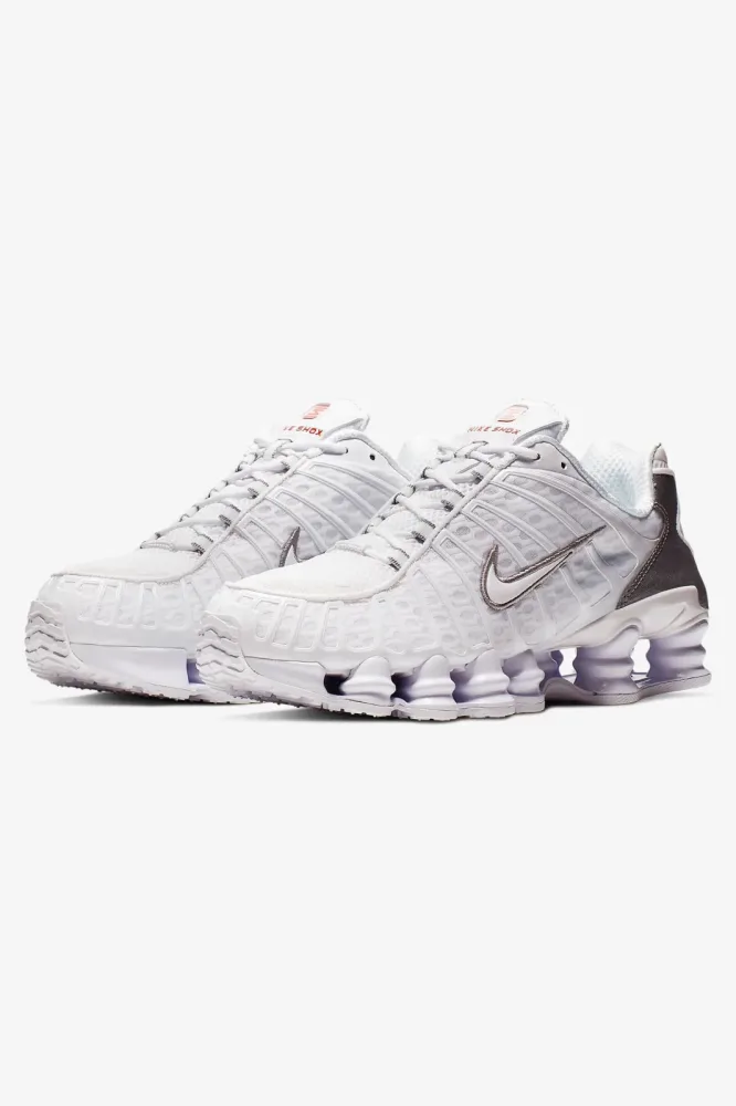 Nike Shox TL Sneaker - White + Metallic Silver EU41 Herren
