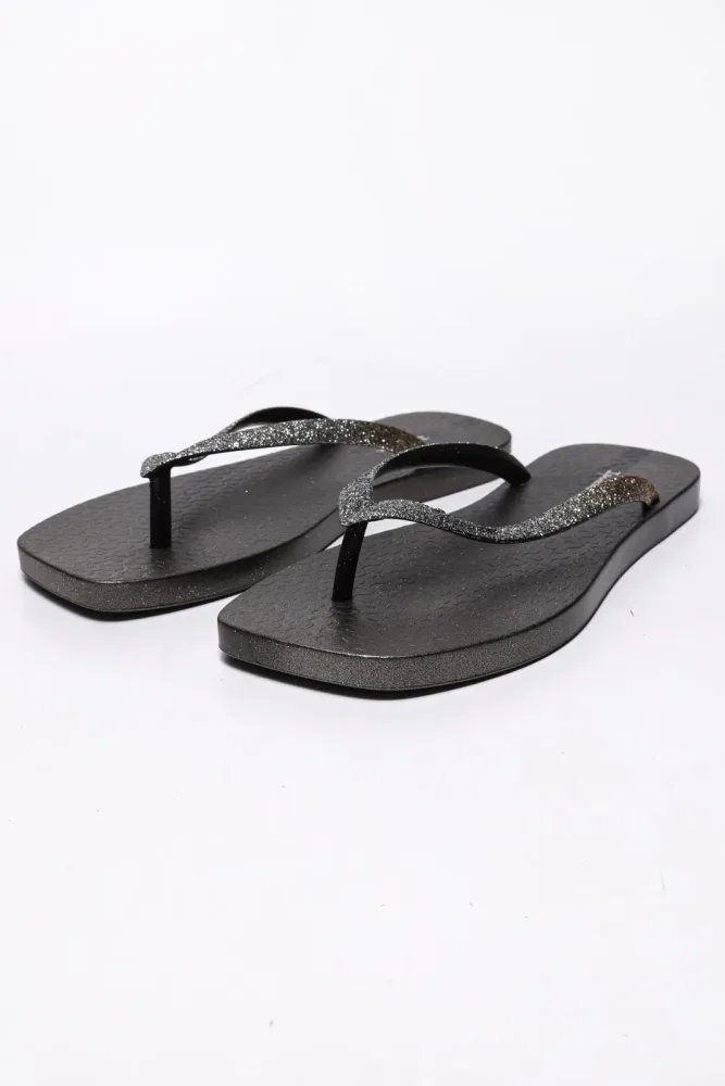 Ipanema Flip Flops - Metallic Black + Glitter EU35-36 Damen