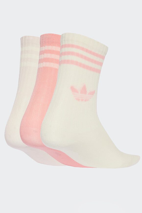 Adidas Originals Dreierpack Socken - Cream White + Semi Pink Spark EU31-33 Kids