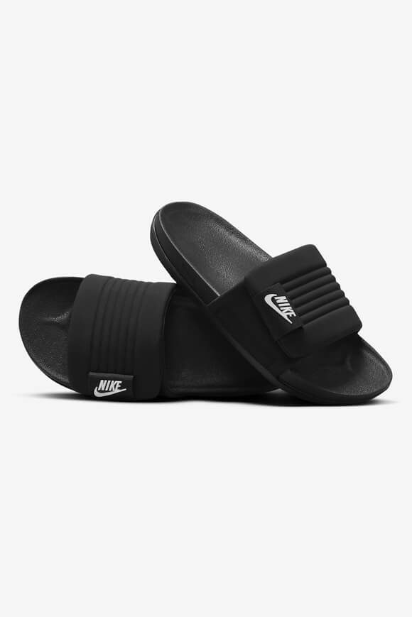 Nike Offcourt Adjust Pantoletten - Black + White EU44 Herren