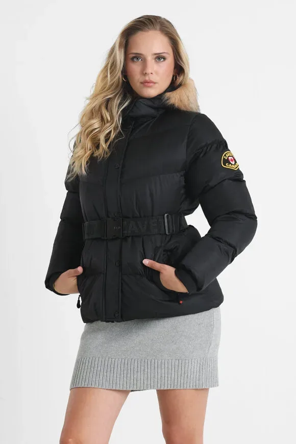 Zavetti Canada Okawa 2.0 Pufferjacke - Jet Black M Damen