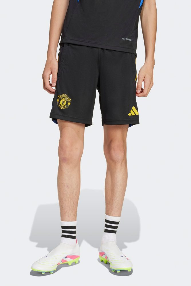 Adidas Sportswear Manchester United Trainingsshorts - Black + Tribe Yellow 152 Kids