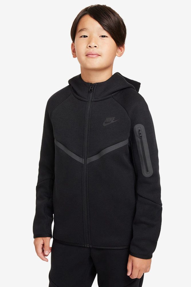Nike Sportswear Tech Fleece Kapuzensweatjacke - Black L Kids