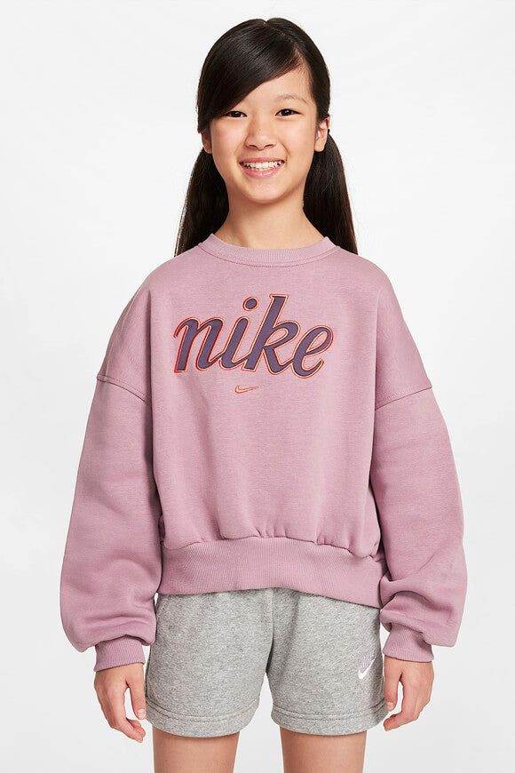 Nike Sportswear Club Fleece Oversize Sweatshirt - Plum Dust M Kids