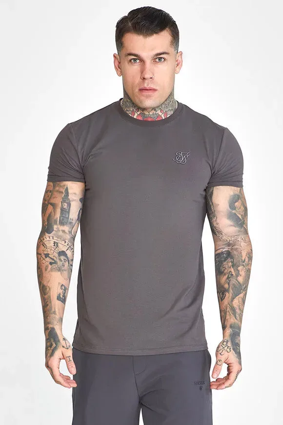 Siksilk T-Shirt - Grey L Herren