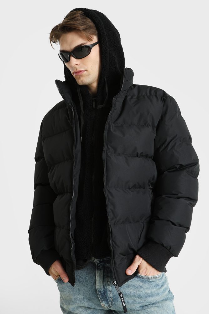 Poolman Puffer Bomberjacke - Black L Herren