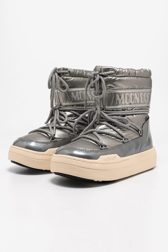 Moon Boot JR Park Puffer Schneestiefelette - Silver EU36 Kids