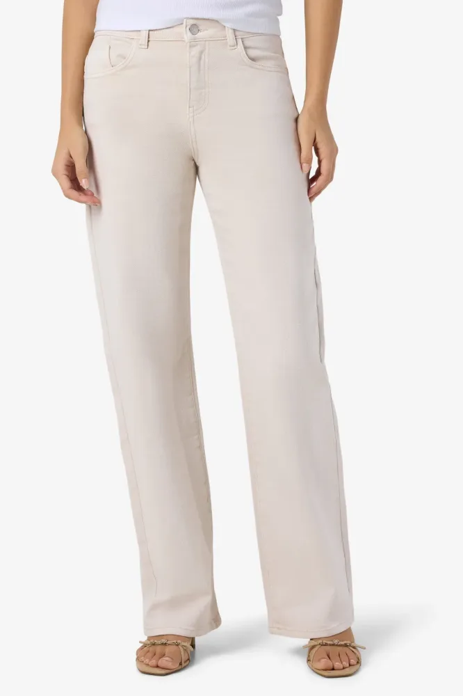Noisy May NMYOLANDA Straight Fit Jeans L32 - Pumice Stone 25/32 Damen