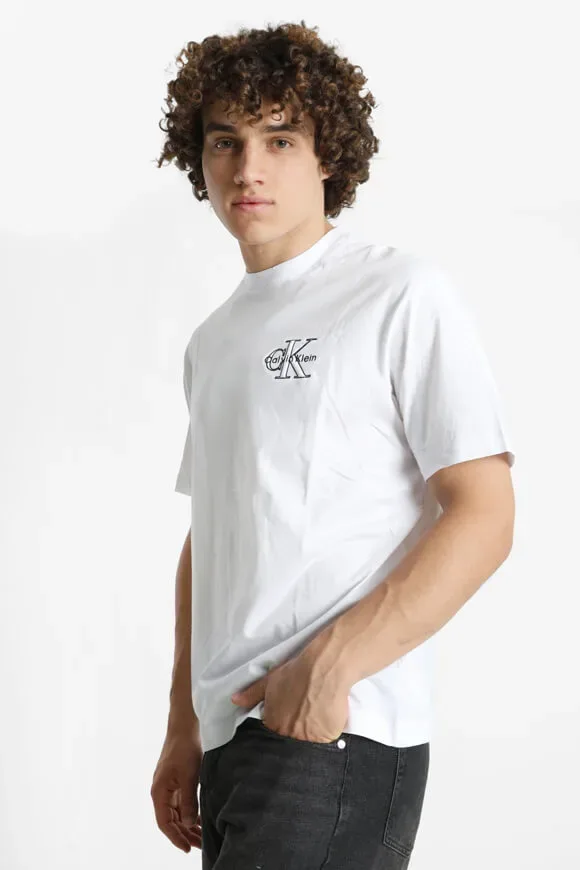 Calvin Klein Jeans T-Shirt - Brilliant White L Herren