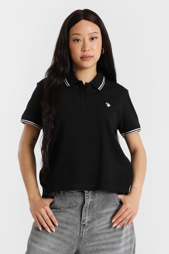 U.S. Polo Assn. Poloshirt - Black M Damen