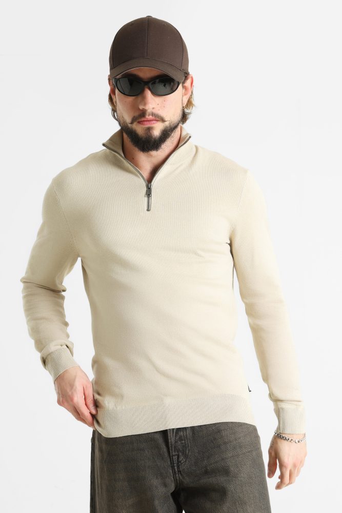 Blend BHDAN Feinstrickpullover - Plaza Taupe S Herren