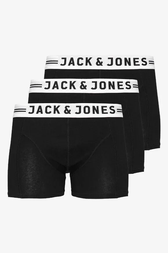 Jack & Jones Junior - Triopack, Boxershorts, 164, Black