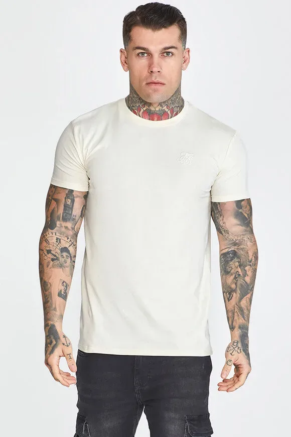 Siksilk T-Shirt - Offwhite L Herren