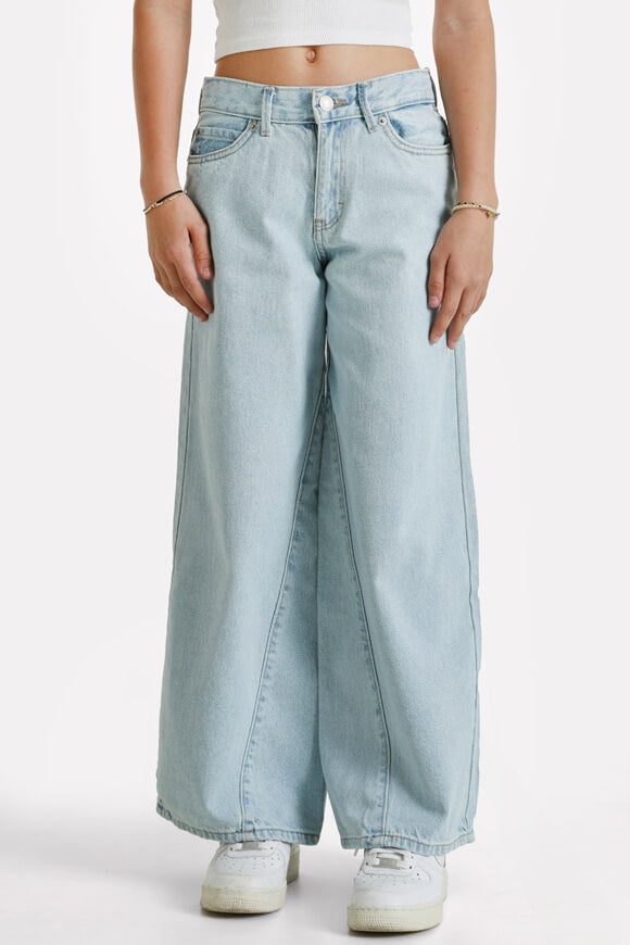 Levi's Wide Leg Jeans - Light Blue Denim 12 Kids