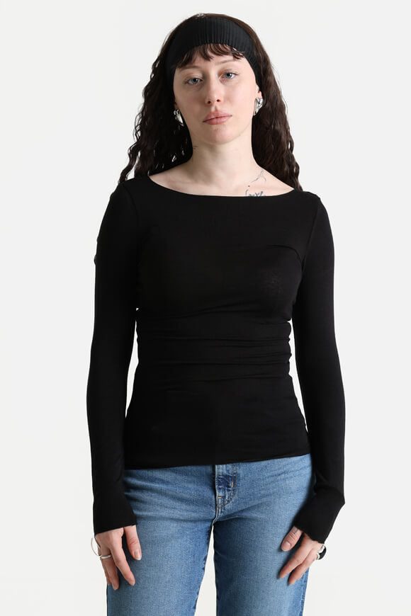 Only Hudson Langarmshirt - Black XS Damen