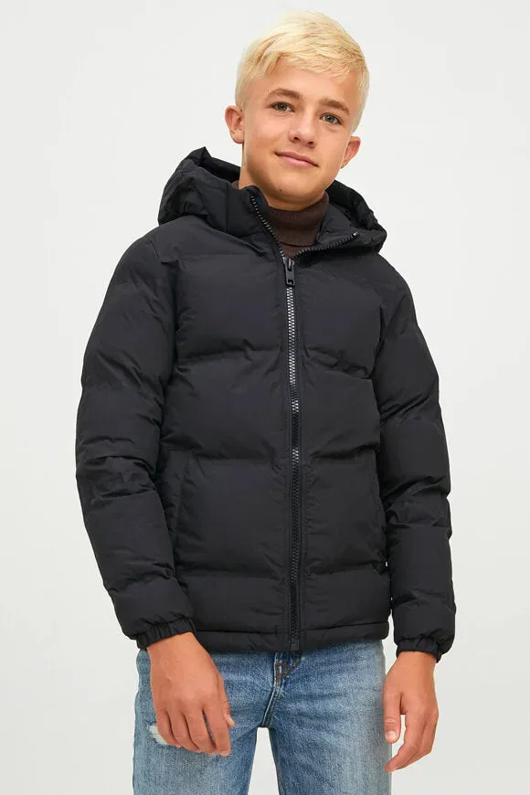 Jack & Jones Junior Pufferjacke - Schwarz 164 Kids