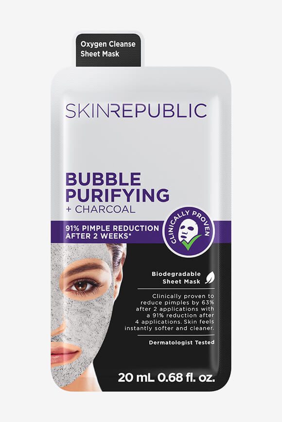 SKINREPUBLIC Gesichtsmaske - Black Einheitsgroesse Damen