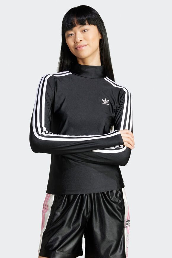 Adidas Originals Adicolor 3-Stripes Langarmshirt - Black XXS Damen
