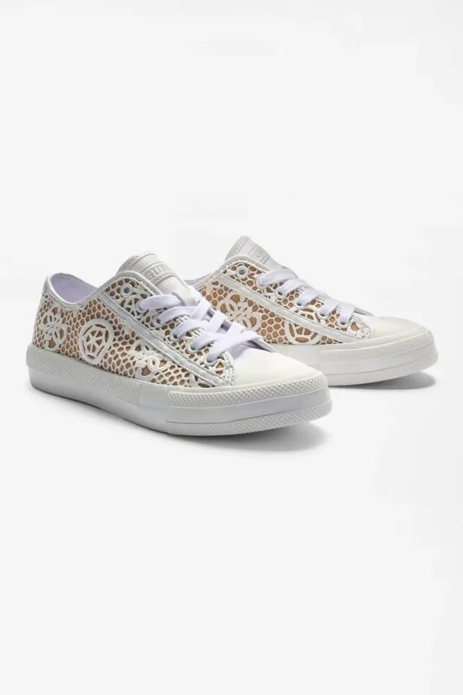Guess Ciesta Sneaker - White + Beige EU36 Damen