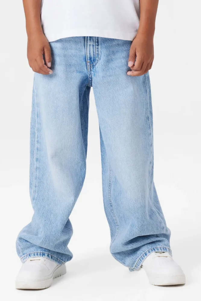 Name It NKMBEN Skater Jeans - Light Blue Denim 146 Kids