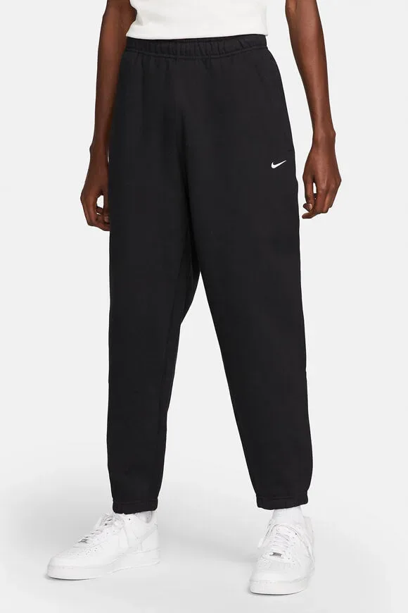 Nike Solo Swoosh Fleece Sweathose - Black M Herren