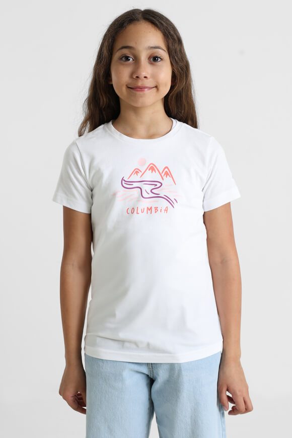 Columbia Mission Lake T-Shirt - White M Kids