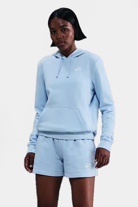 Nike Sportswear Club Fleece Kapuzensweatshirt - Celestine Blue XS Damen